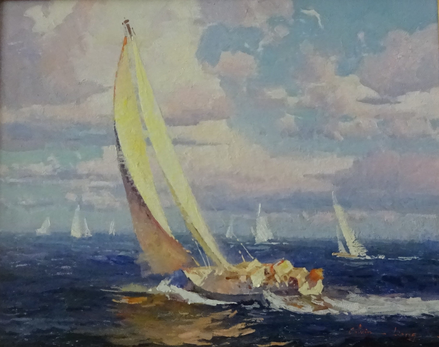 Calvin Liang - Sailing On San Diego Bay