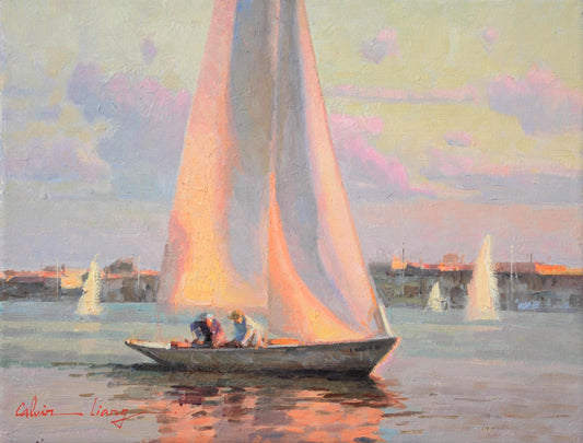 Calvin Liang - Sailing In Newport Beach