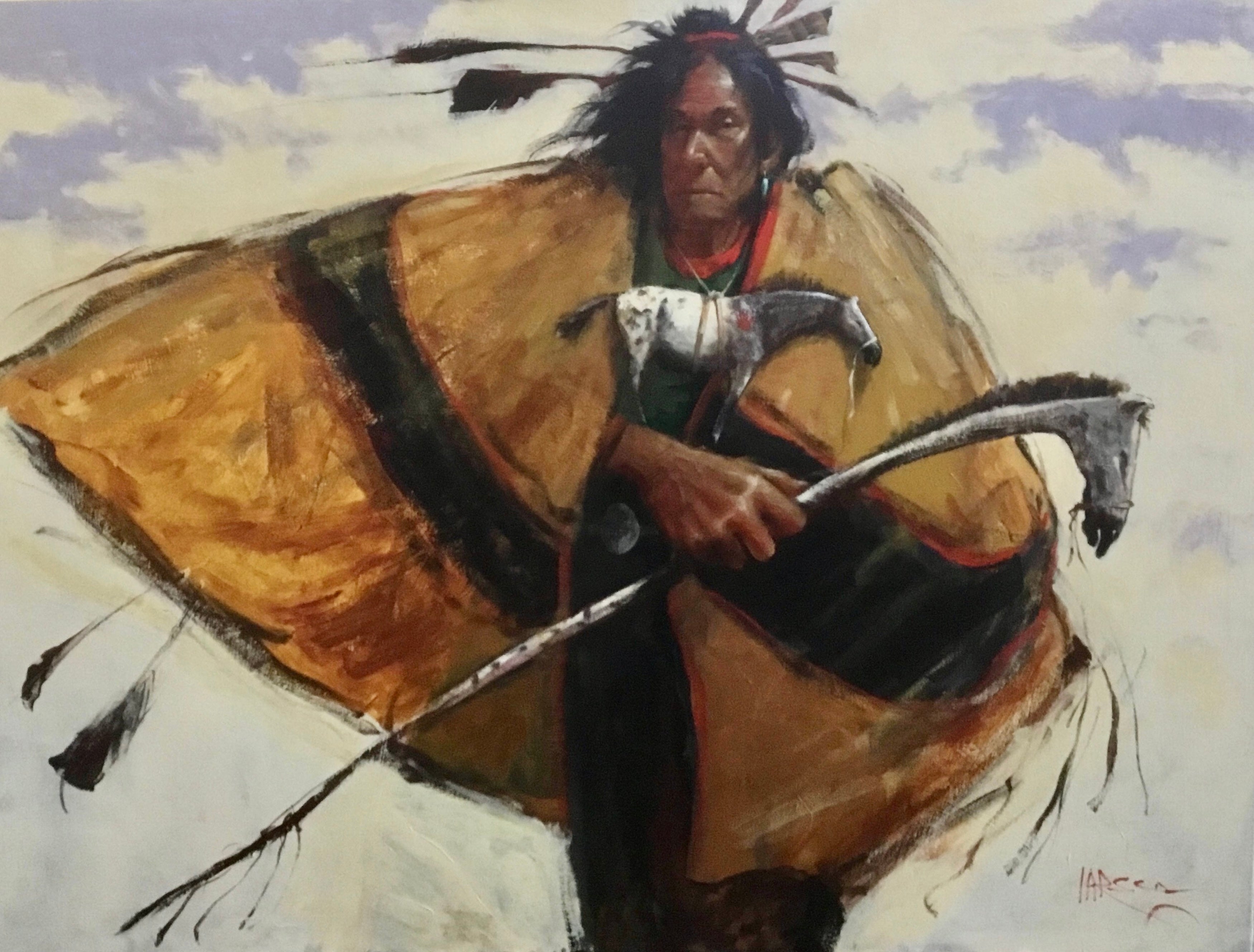 Maw マウ　Mike L 原画 Mike Larsen - Vision Quest – TRAILSIDE GALLERIES