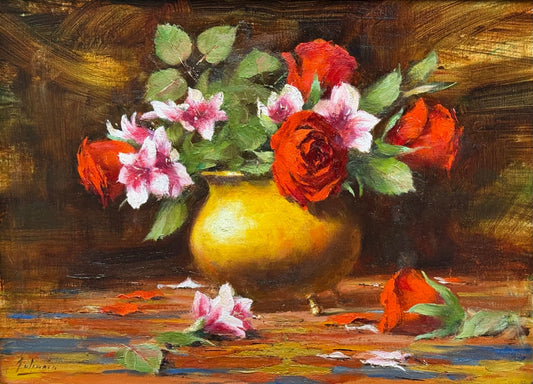 Robert Johnson - Roses and Alstroemeria