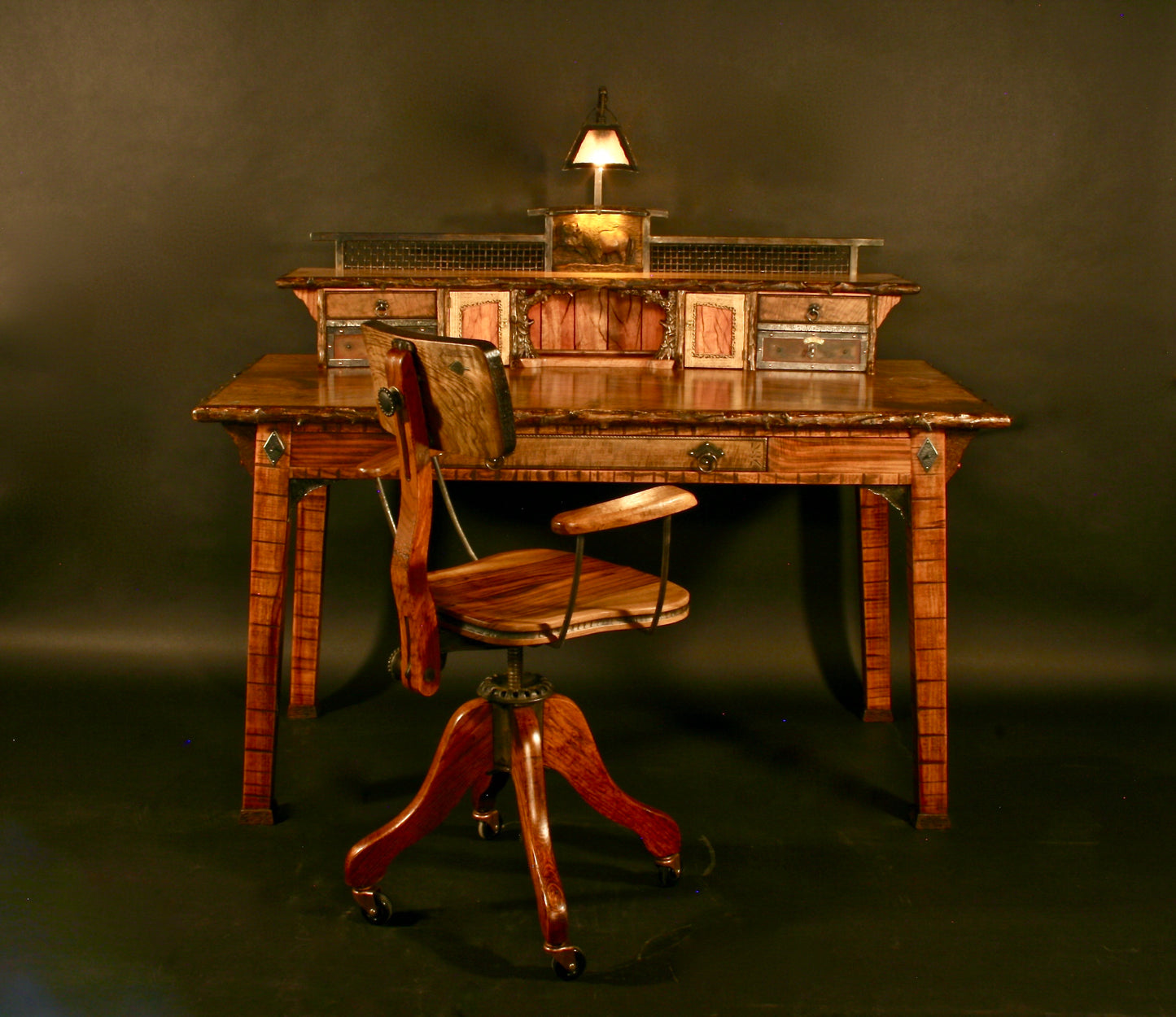 Brad Greenwood - Bison Desk Chair with Arms