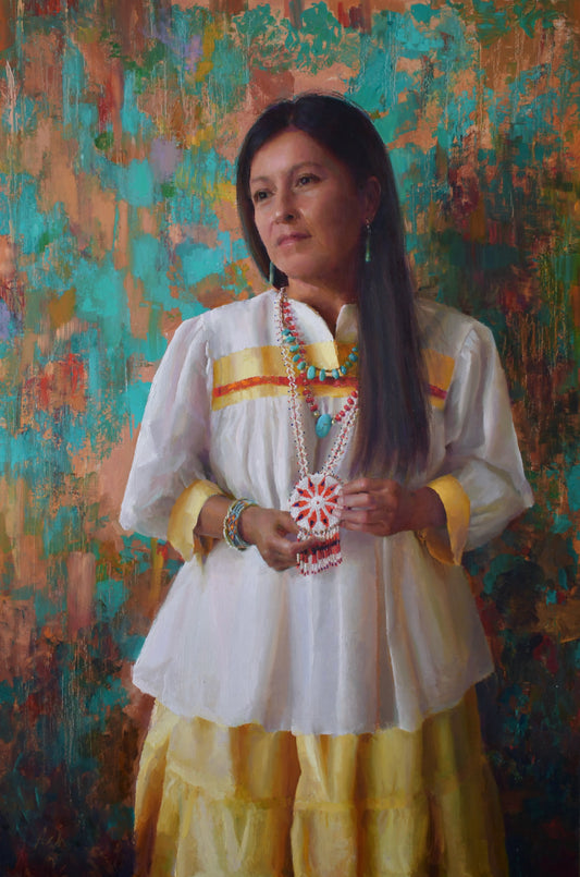 Ashwini Bharathula - Apache Woman In Her Camp Dress