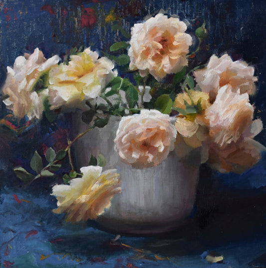 Ashwini Bharathula - Apricot Tea Roses