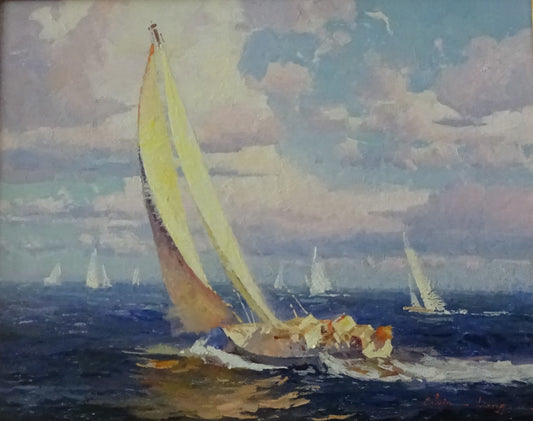 Calvin Liang - Sailing On San Diego Bay