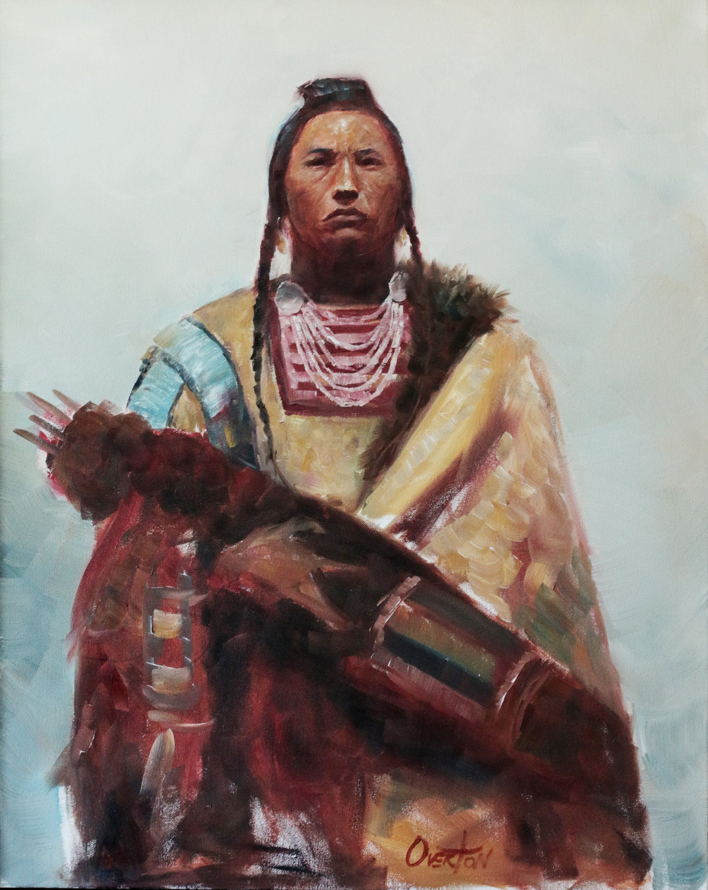 Greg Overton - Crow Warrior - Study