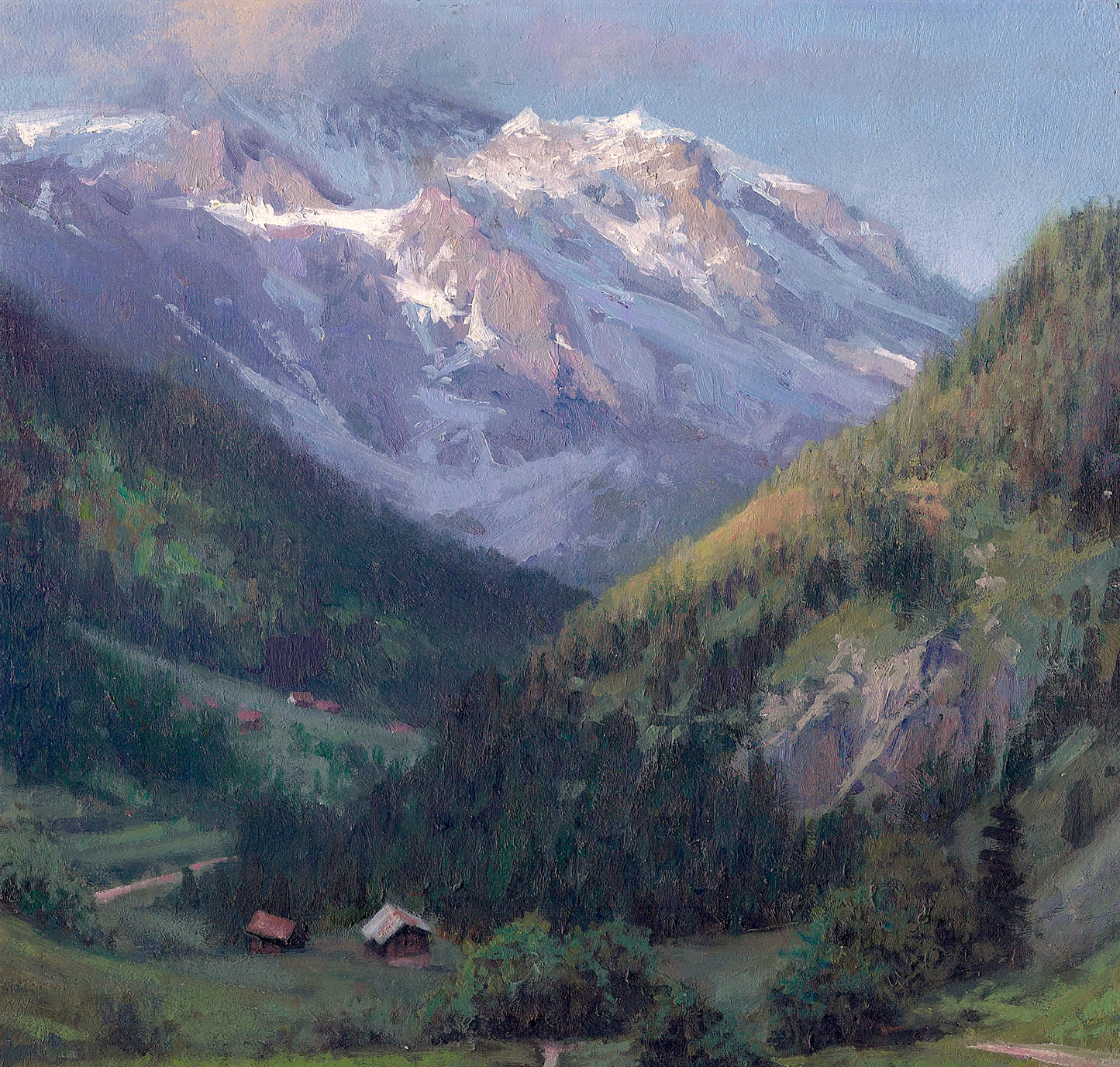 Michael Godfrey - Shining Mountain, Swiss Alps