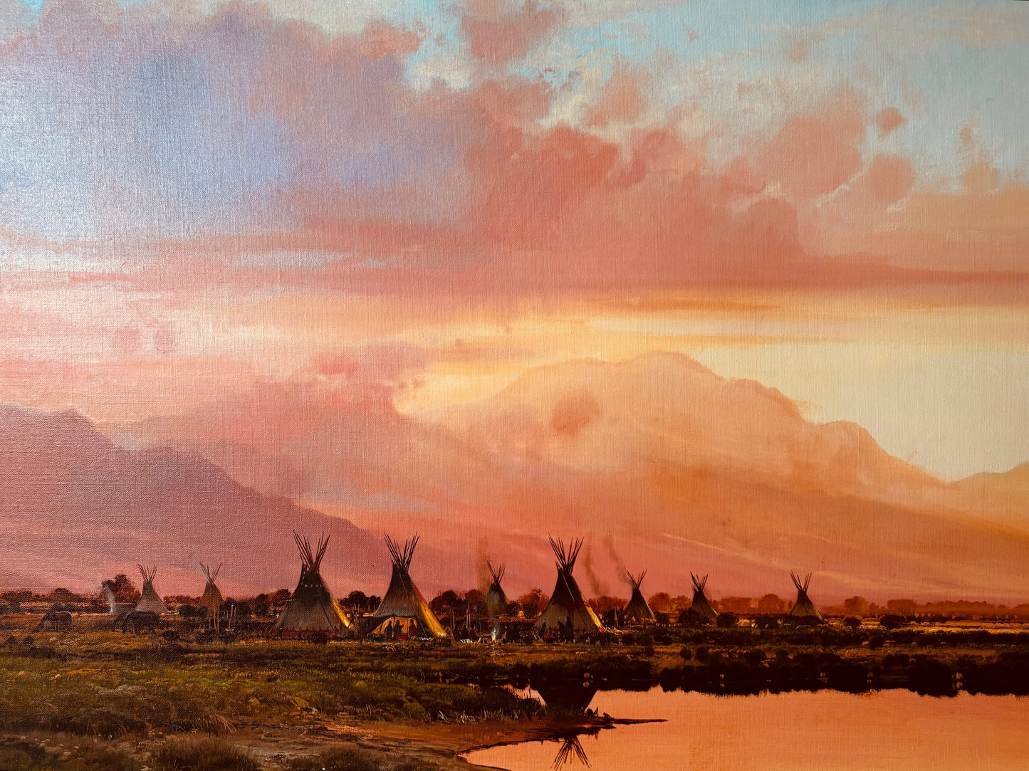 Nicholas Coleman - Horse Camp On The Sun River