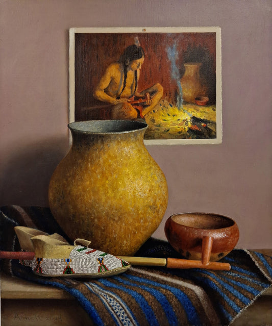 William Acheff - Preparing For The Pipe Ceremony