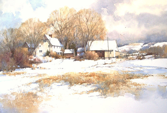 Ian Ramsay-Farm in Winter, Southwestern Pennsylvania