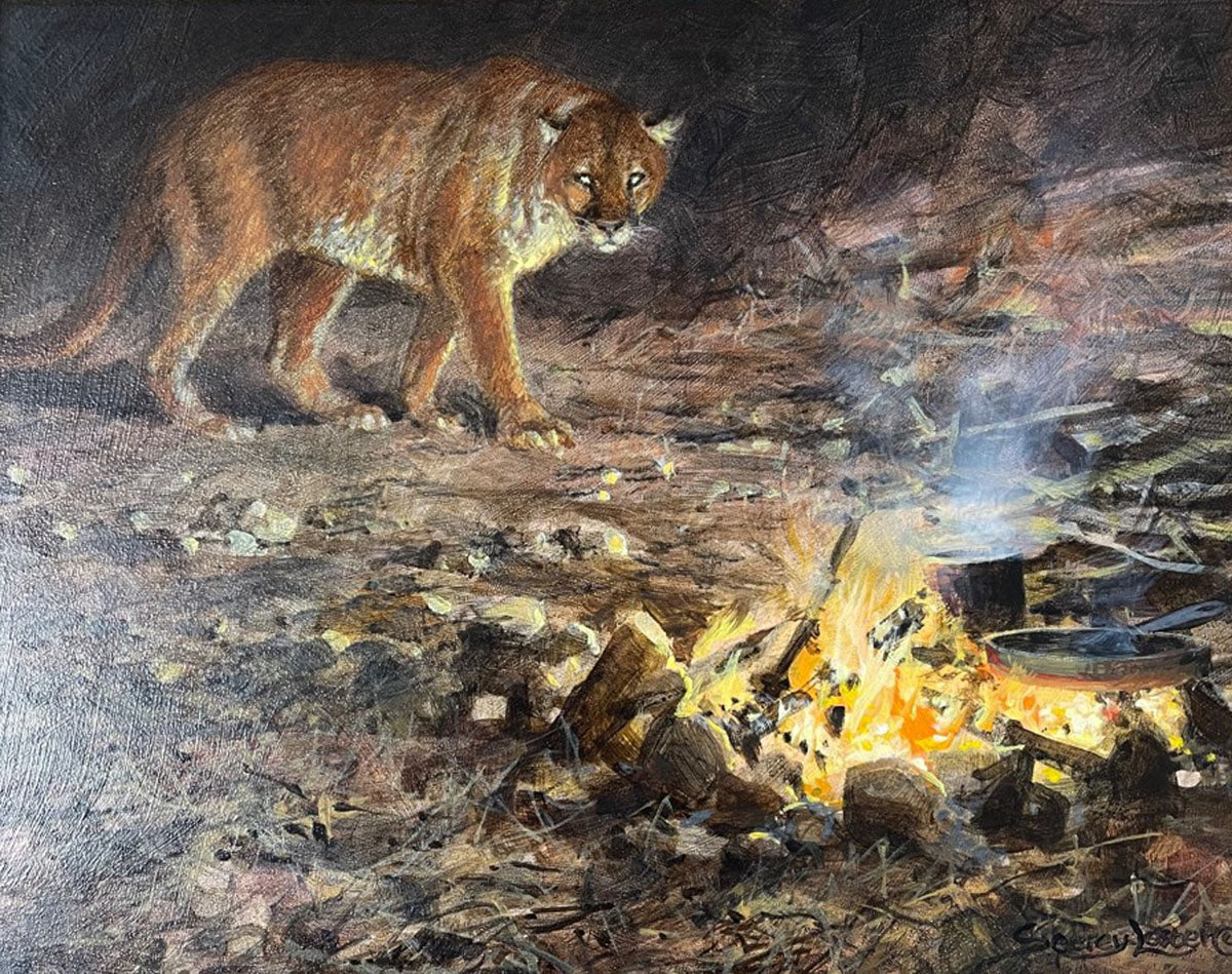 John Seerey-Lester -Study for Puma Fire